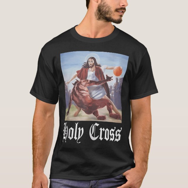 Camiseta Cruz Sagrada del Baloncesto Crossover (Anverso)