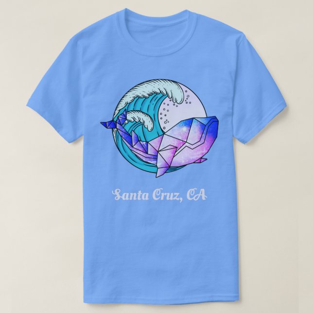 Camiseta Cruz Santa CA Asesino japonés de pintura geométric (Diseño del anverso)