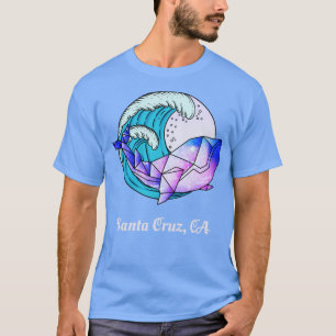 Camiseta Cruz Santa CA Asesino japonés de pintura geométric