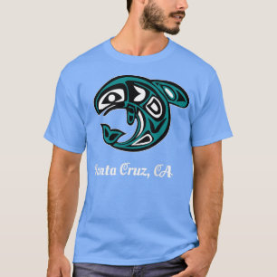Camiseta Cruz Santa CA Nativo Estadounidense Tribal Orca Ki