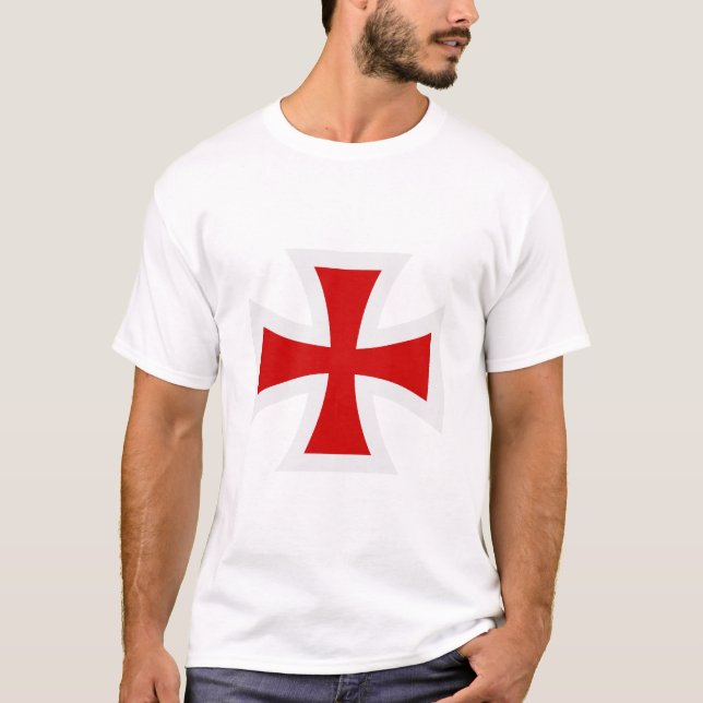 Camiseta Cruz templaria (Anverso)