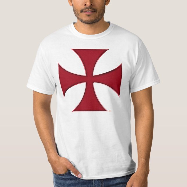 Camiseta Cruz templaria 4 (Anverso)