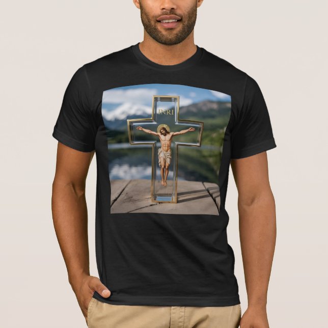 Camiseta Cruz transparente INRI (Anverso)