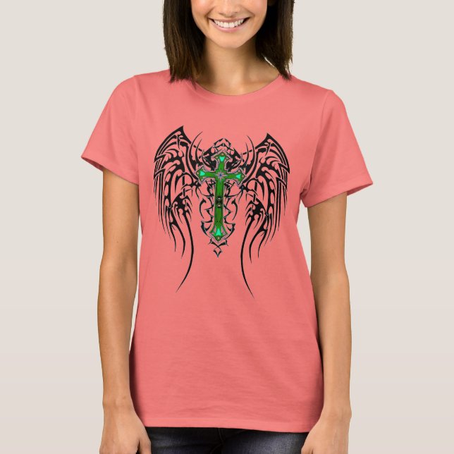 CAMISETA CRUZ TRIBAL (Anverso)