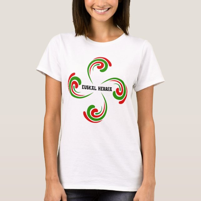 Camiseta Cruz Vasca (Anverso)