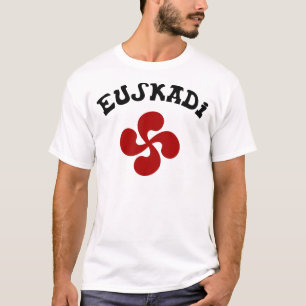 Camiseta Cruz Vasca Euskadi Rojo