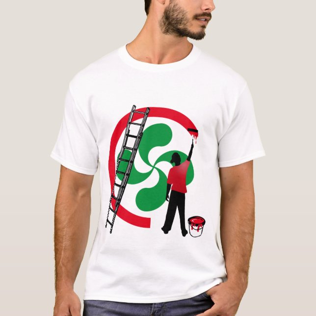 Camiseta cruz vasca t-shirt (Anverso)