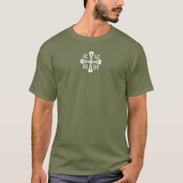Camiseta Cruz verde IC XC NIKA