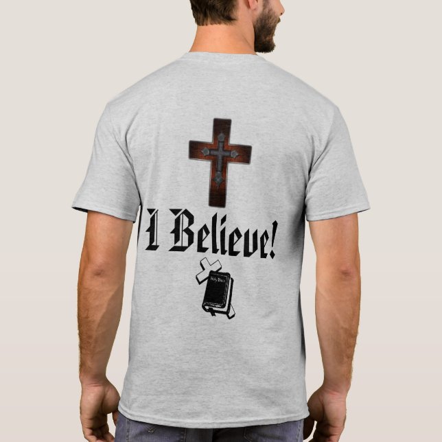 Camiseta Cruz y biblia (Reverso)