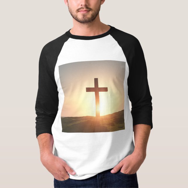 Camiseta cruzada de madera (Anverso)