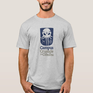Camiseta Cruzada del campus para Cthulhu