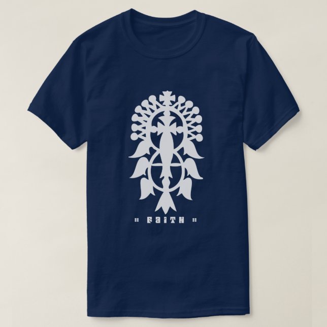 Camiseta cruzada etíope (Diseño del anverso)