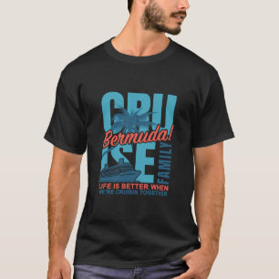 Camiseta Cruzada Familiar en Bermudas Ropa de Coordinada pa