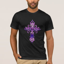 Camiseta Cruzada Medieval Púrpura