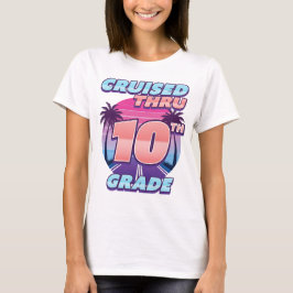 Camiseta Cruzado a través de Chica de grado 10