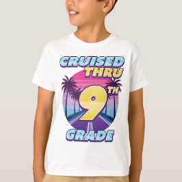 Camiseta Cruzado a través de graduación de noveno grado