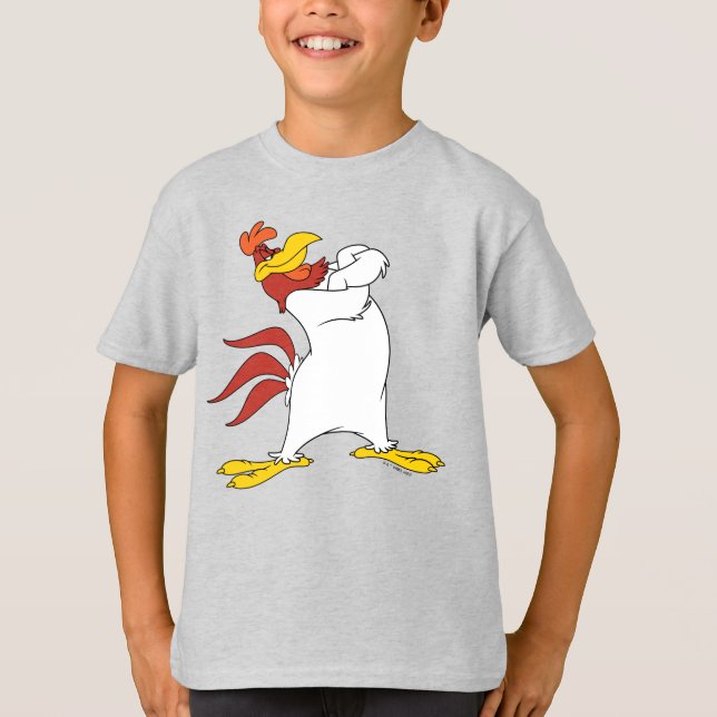Camiseta Cruzan los brazos de Lehorn Foghorn (Anverso)
