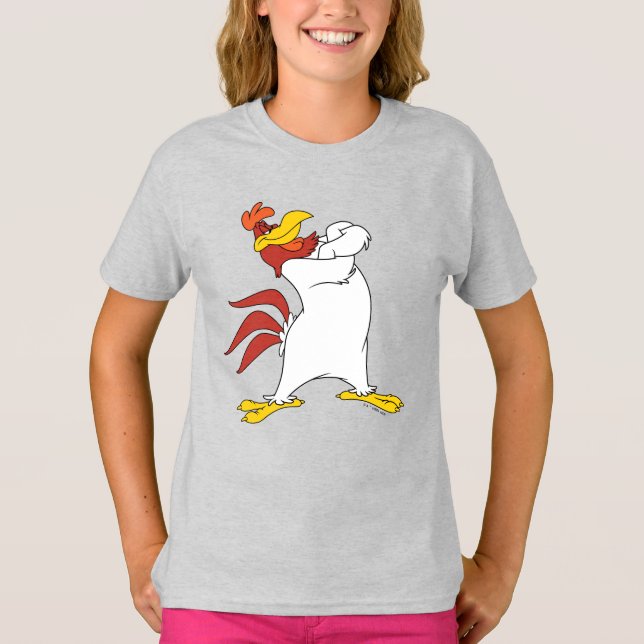 Camiseta Cruzan los brazos de Lehorn Foghorn (Anverso)