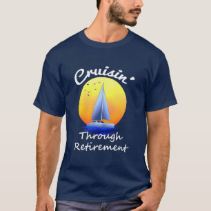 Camiseta Cruzando a través de la jubilación