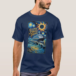 Camiseta Cruzando el Eclipse Total del 12 de Agosto de 2026