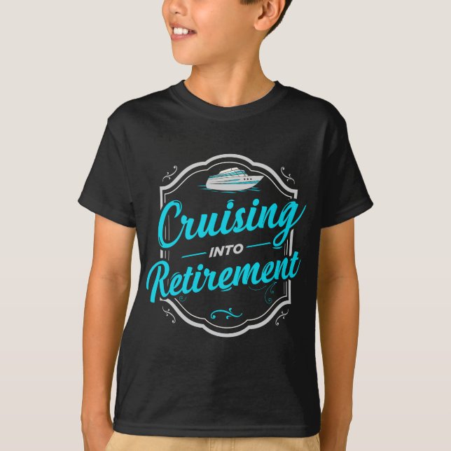 Camiseta Cruzando hacia la jubilación (Anverso)