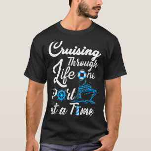Camiseta Cruzando la vida de un puerto a la vez hombres muj