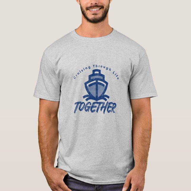 Camiseta Cruzando la vida juntos (Anverso)