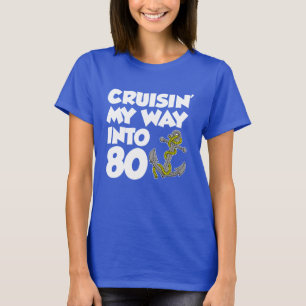 Camiseta Cruzando mi camino hacia el 80 (OSCURO)