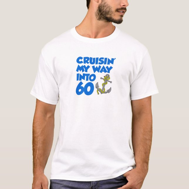 Camiseta Cruzando Mi Camino Hacia El Cruis De Los 60 Años (Anverso)