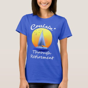 Camiseta Cruzar a través de la jubilación