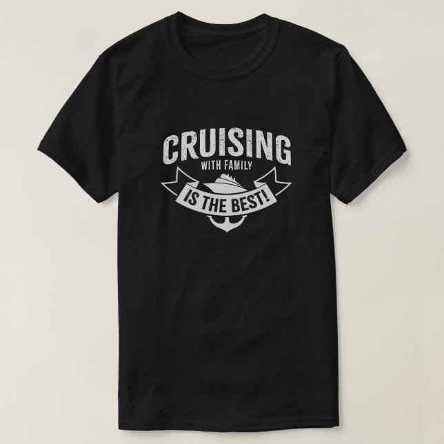 Camiseta ¡Cruzar con la familia es lo mejor! (Diseño del anverso)