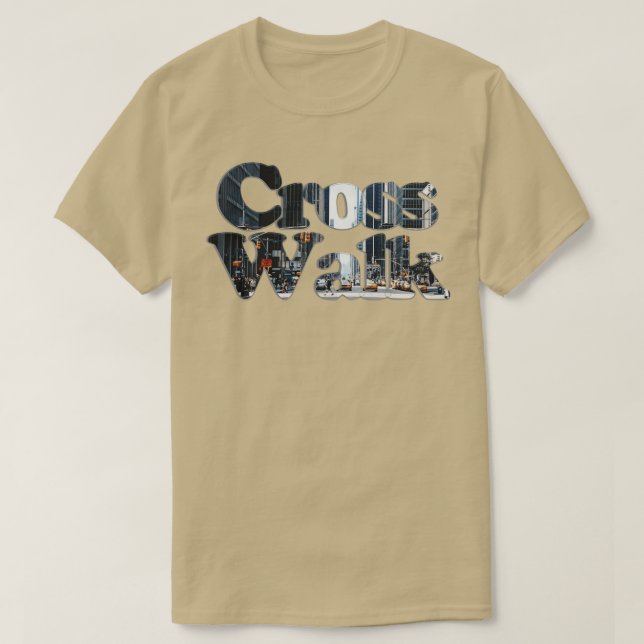 Camiseta Cruzar el camino (Diseño del anverso)