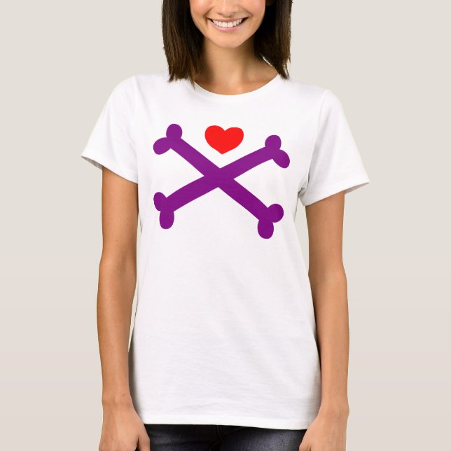 Camiseta Cruzar mi corazón arriba (Anverso)