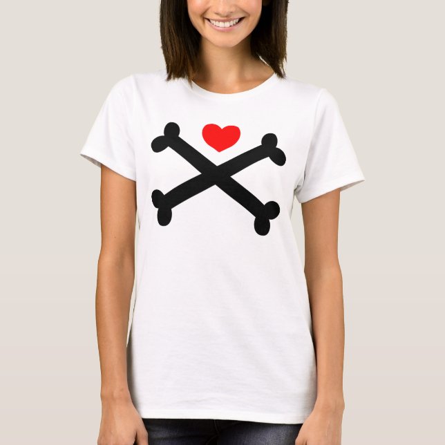 Camiseta Cruzar mi corazón arriba (Anverso)