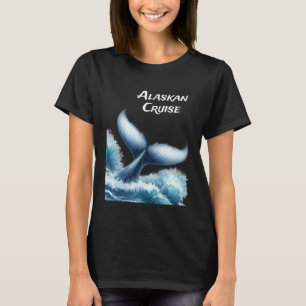 Camiseta Cruzero Vacacional Alaskan Barco Ballena Del Océan