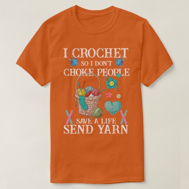 Camiseta Cruzo para no asfixiar a la gente (Diseño del anverso)