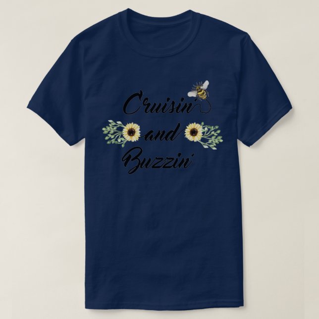 Camiseta Cruzzin y abejas y girasoles (Diseño del anverso)
