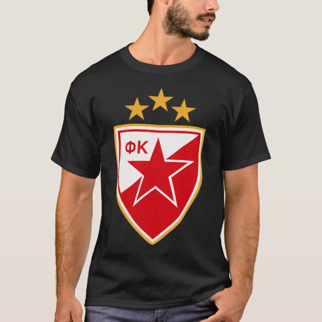 Camiseta Crvena Zvezda Escudo Estrella Roja (Anverso)