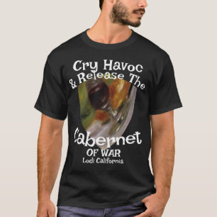Camiseta Cry Havoc Lanzamiento Cabernet Sauvignon Guerra Lo