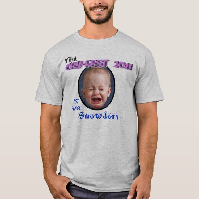 Camiseta Crybaby de Snowdork (Anverso)
