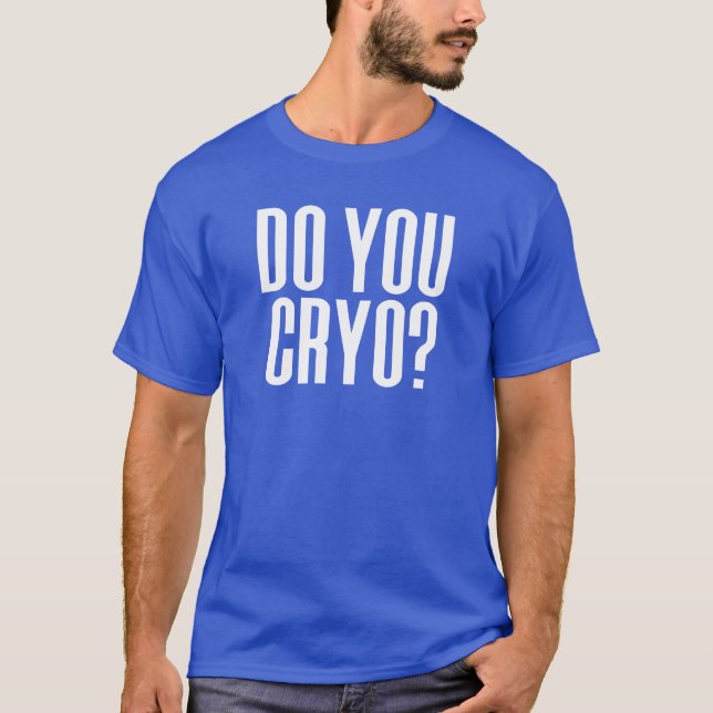 Camiseta ¿Cryo? Terapia helada Terapia helada Crioterapia (Anverso)