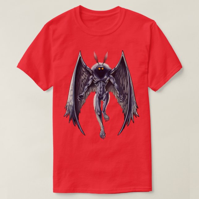 Camiseta Cryptid Creature Mothman (Diseño del anverso)