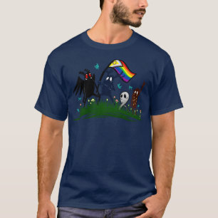 Camiseta Cryptid Pride Mothman Fresno Nightcrawler Forest G
