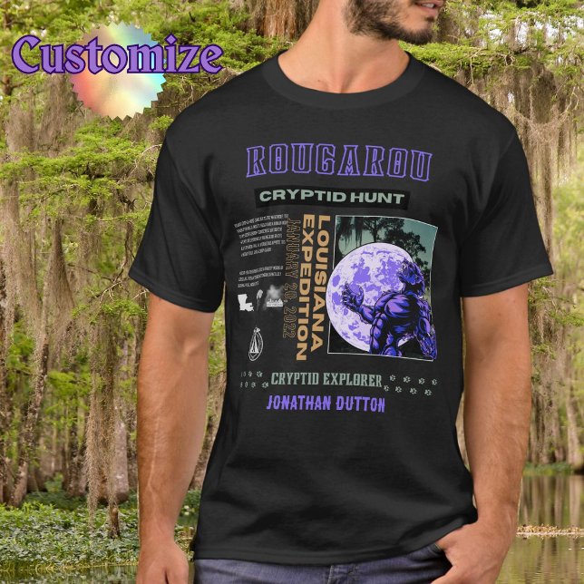 Camiseta Cryptid Rougarou Louisiana (Subido por el creador)