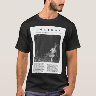 Camiseta Cryptids Goatman minimalista