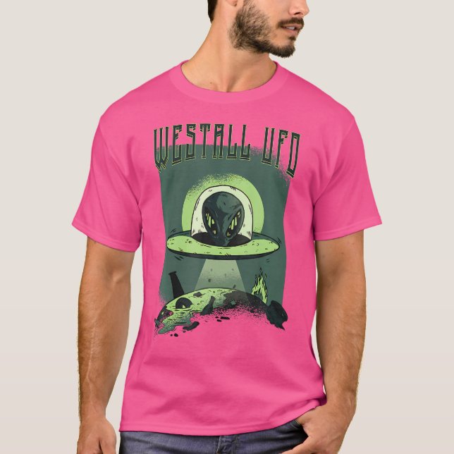 Camiseta Cryptids Sobrenaturales Westall 66 Ovni (Anverso)
