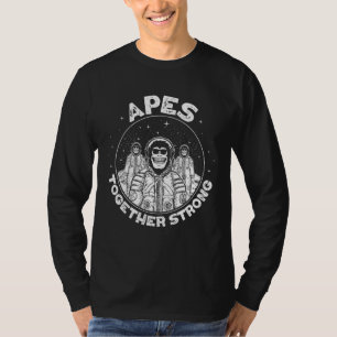Camiseta Crypto Apes Together Strong Ape To The Moon