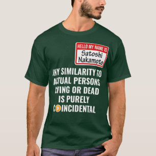 Camiseta Crypto Bitcoin Funny Halloween Satoshi Nakamoto HO