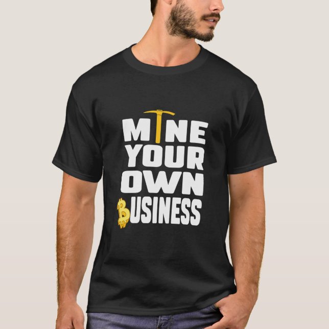 Camiseta Crypto Crypto Quote Mío Tu Propio Inversor De Nego (Anverso)