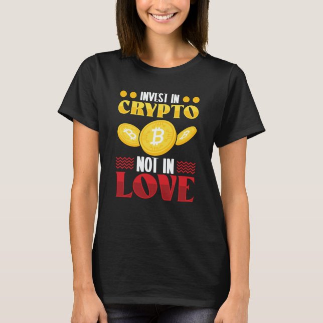 Camiseta Crypto Cryptocurrency Blockchain Trader Finance (Anverso)